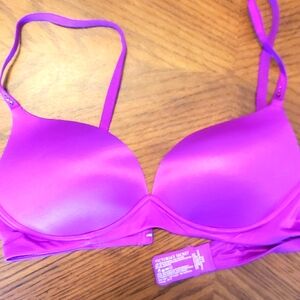 32C Victoria's secret Biofit wireless bra in Purple satin